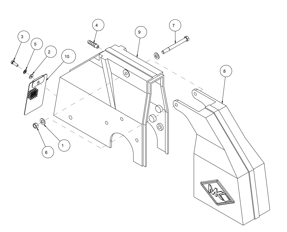 Section 06 Diagram and Parts List for MK-2025SSP 168953 MK Diamond Concrete Saw